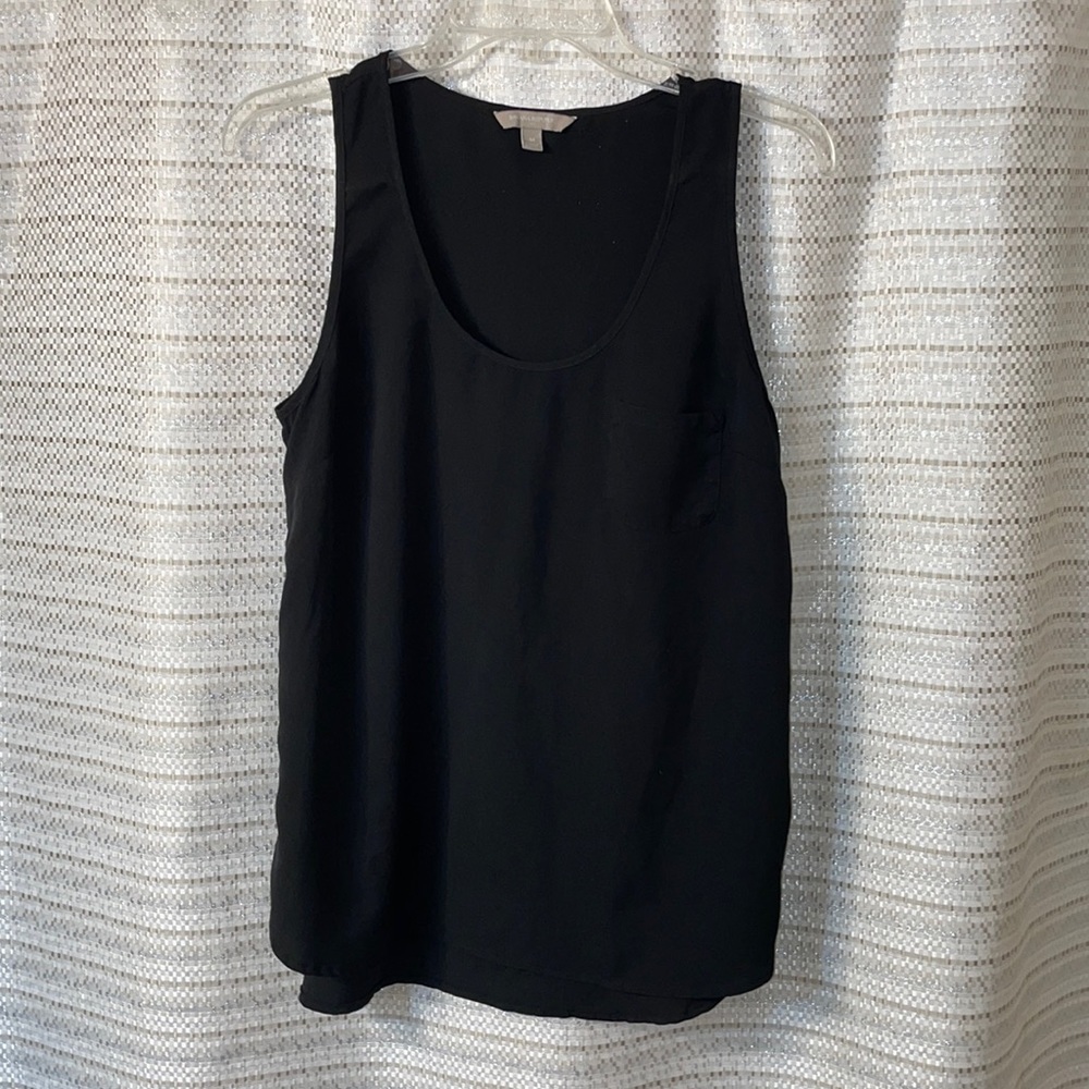 Women’s all black, tank top by banana republic, size medium